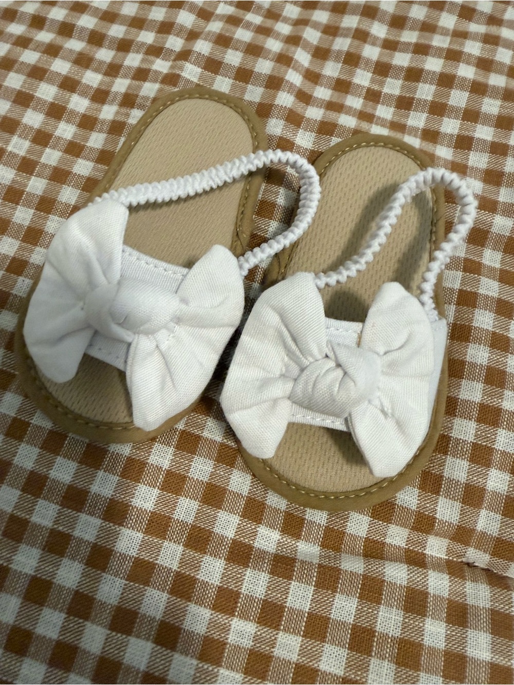 Kids White Bow Sandals - Cute Summer Footwear